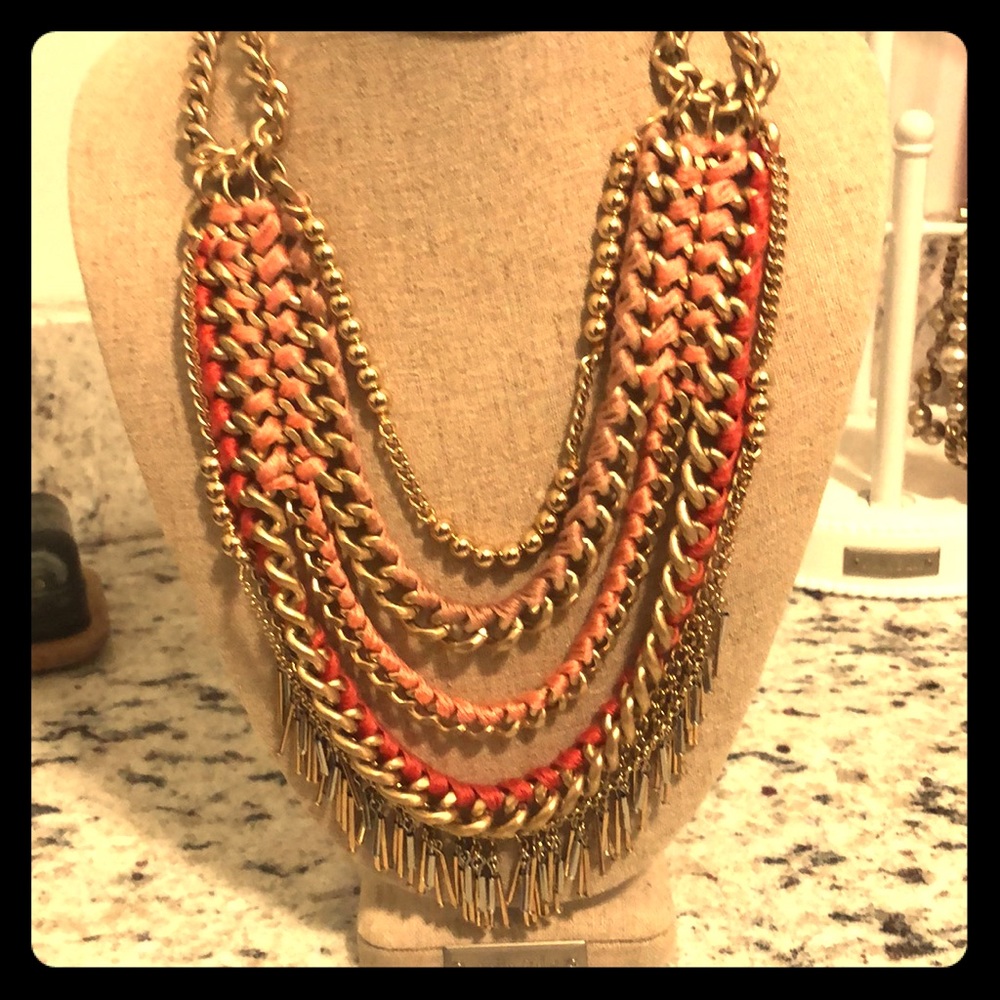 Stella and dot statement necklace rarely worn.